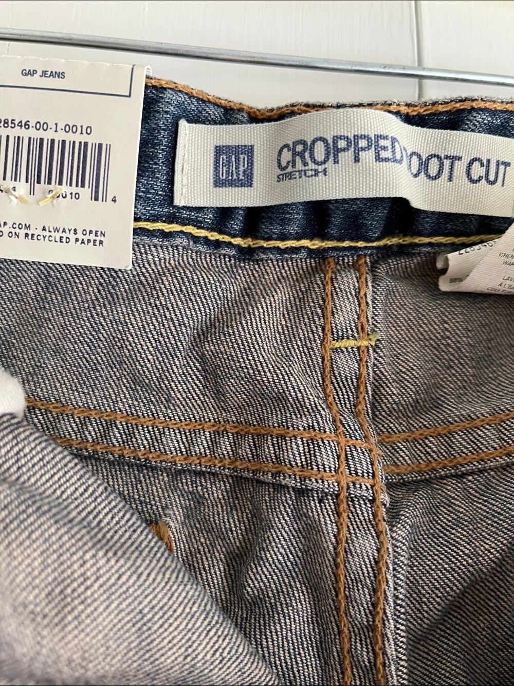 GAP Women’s Cropped Bootcut NWT Jeans 10 Orig $44 - Picture 8 of 14